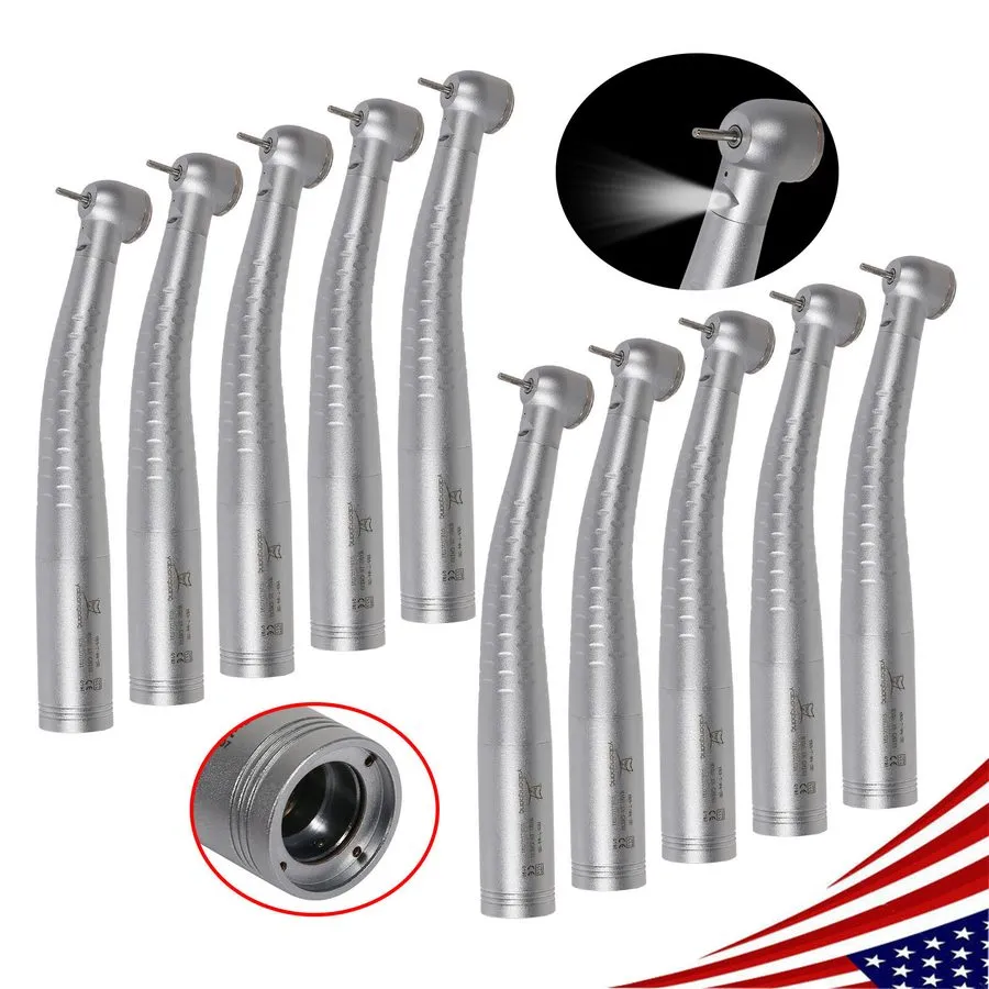 Оптический модуль Dental Fiber Optic LED High speed Handpiece / LED Coupler 4Hol — фото лота 1