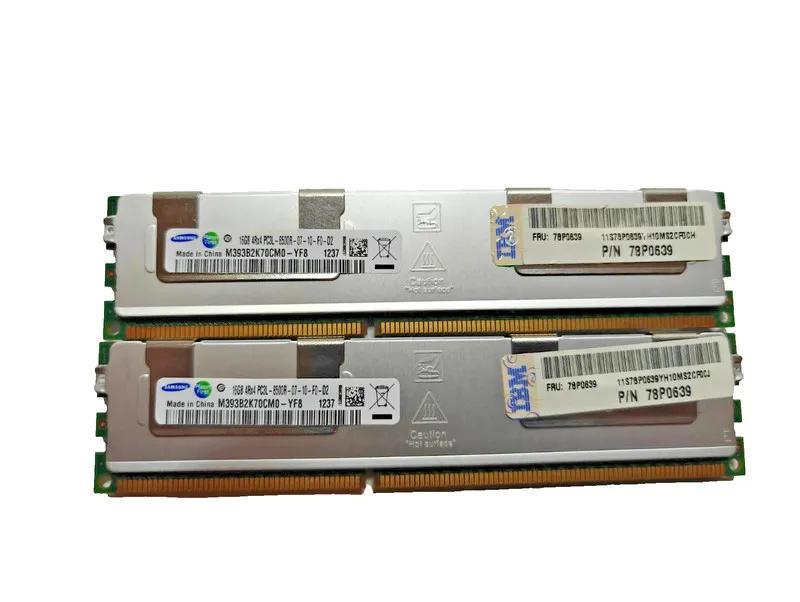 Модуль памяти Samsung 16GB Single DDR3 1066 Server RAM M393B2K70CM0-YF8 Quad Ran