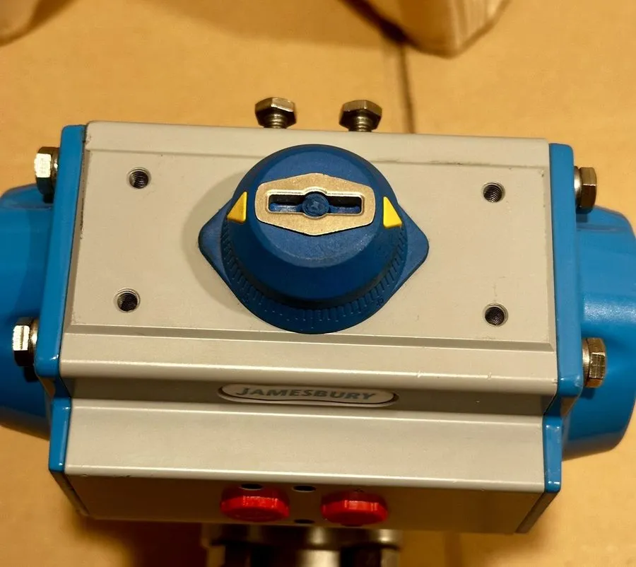 Клапан Jamesbury VPVL100DABD 1” Stainless pneumatic ￼actuator Ball Valve — фото лота 1