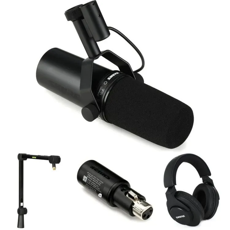 Микрофон Shure SM7dB Active Dynamic Microphone and SRH440A Headphones USB Broadc