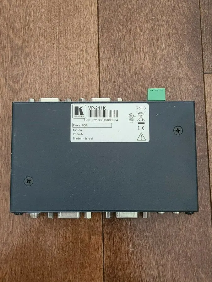 Видеокоммутатор Kramer VP-211K Computer Graphics Video / Audio Standby Switcher