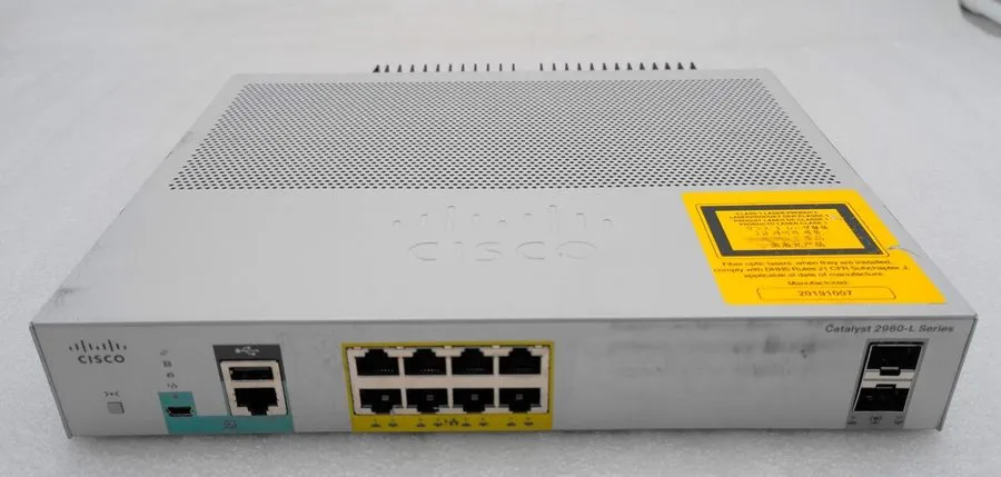 Коммутатор Cisco WS-C2960L-8PS-LL 8-Port Small 1U Managed Gigabit PoE Network Sw