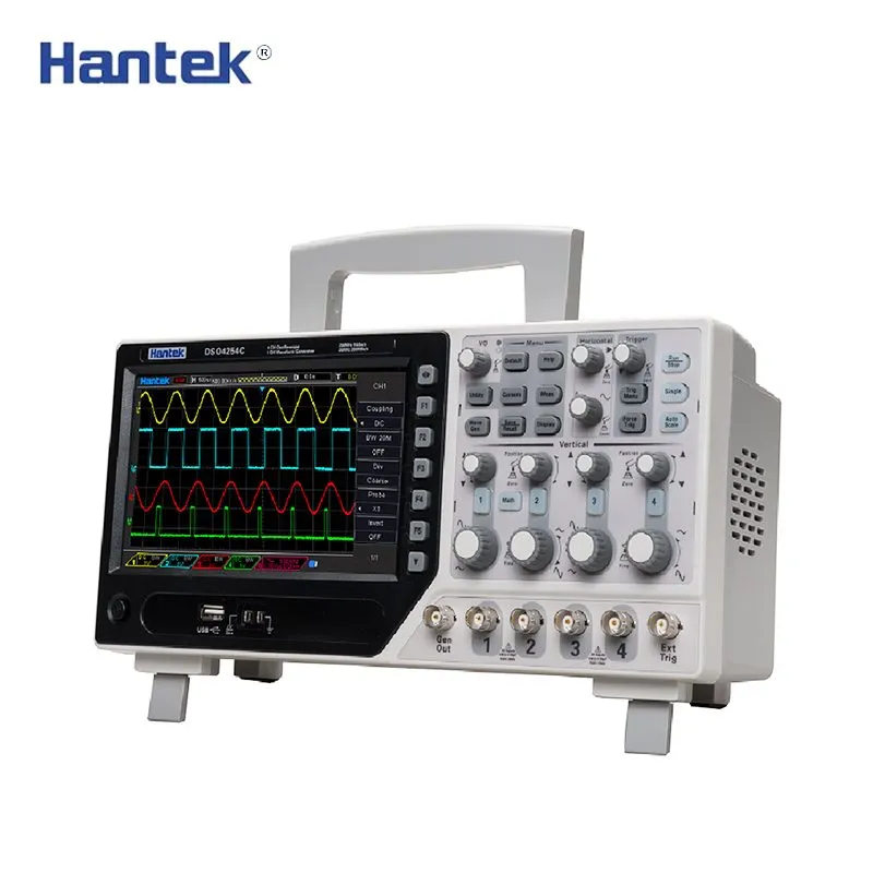 Осциллограф Hantek DSO4254C Digital Storage Oscilloscope 64K 4CH 250MHz signal s — фото лота 1