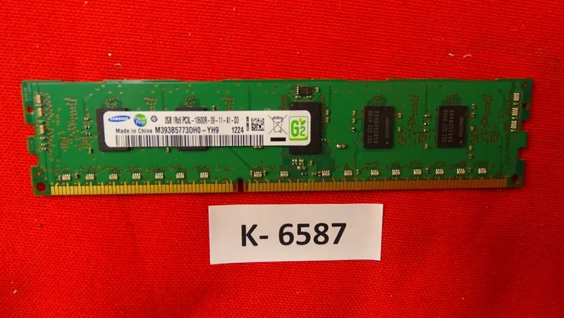 Модуль памяти Samsung DDR3 RAM 2GB PC3L-10600R ECC 1R M393B5773DH0-YH9