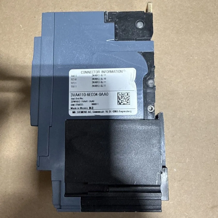Автоматический выключатель Siemens 3VA4110-6ED34-0AA0 100 Amp 600Y/347 VAC 3 Pol