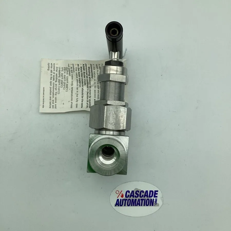 Клапан SWAGELOK UNION BONNET NEEDLE VALVE SS-12NBSW8P 6000PSI