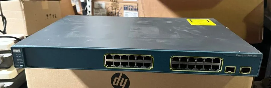 Коммутатор Cisco Systems WS-C3560-24TS-S Catalyst 3560-24TS SMI 24 Port Switch