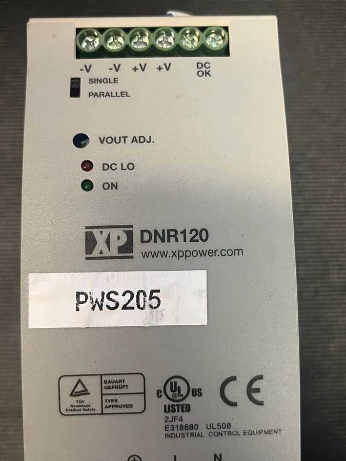 Блок питания XP Power DNR120AS12-I 120W AC-DC DIN Rail Power Supply — фото лота 1