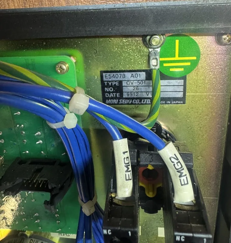 Панель оператора Mori Seiki CV-501 HMI Operator Push Button Control Panel Unit E — фото лота 1