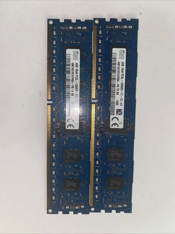 Модуль памяти SK hynix 4GB 1Rx8 PC3L-12800R DDR3 1600 MHz Server RAM HMT451R7AFR