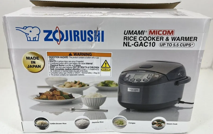 Рисоварка Zojirushi NL-GAC10BM 5.5 Cup Uncooked Umami Micom Rice Cooker and Warm