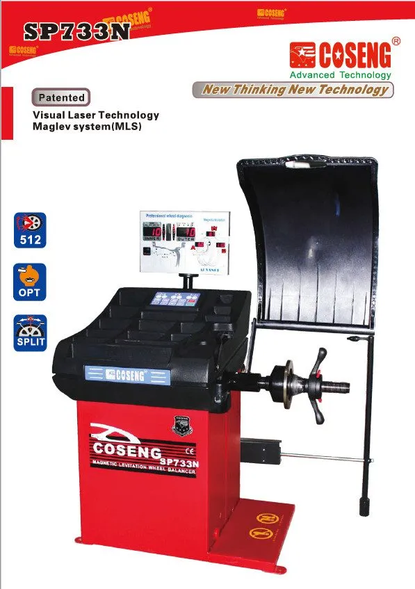 Балансировочный станок Coseng SP733N Tire Wheel Balancer 10-30" Rim LCD Keypad R — фото лота 2