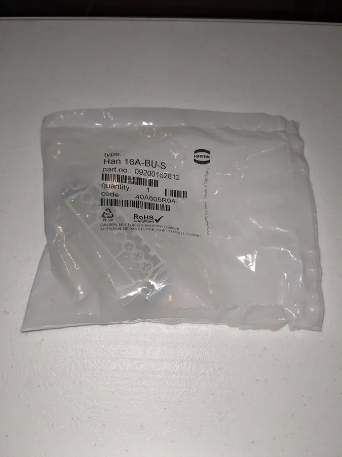 Разъём HARTING 09200162812 16 Position Insert Connector