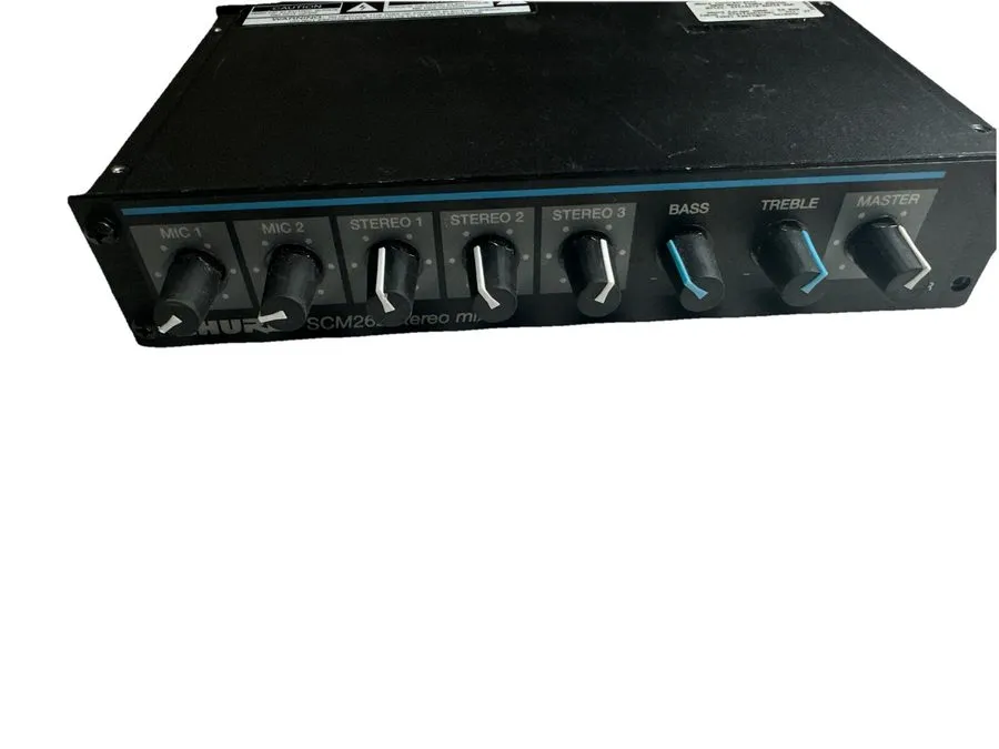 Микшерный пульт Shure SCM262 Microphone Mixer 2 SLIGHTLY DAMAGED KNOBS w5c