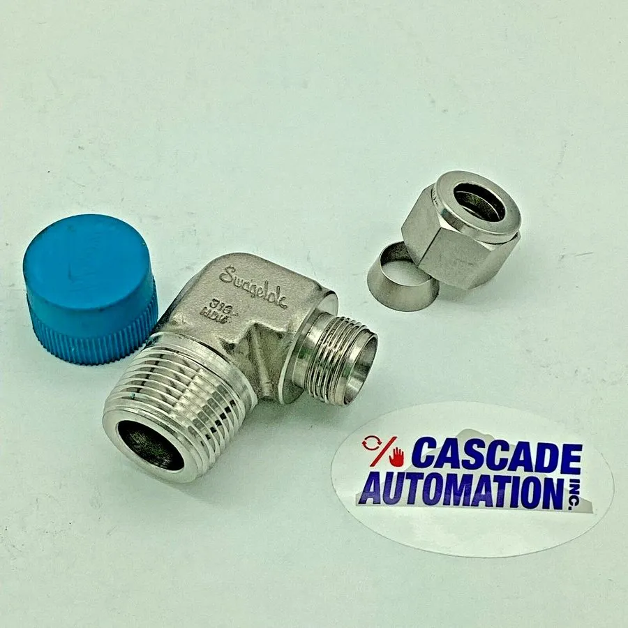 Фитинг SWAGELOK SS-810-2-12 MALE ELBOW TUBE FITTING 1/2" OD X 3/4" MALE NPT