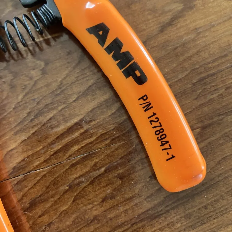 Стриппер AMP 1278947-1 Fiber Optic Stripper Tool 45-2772 Orange Made in USA Prec