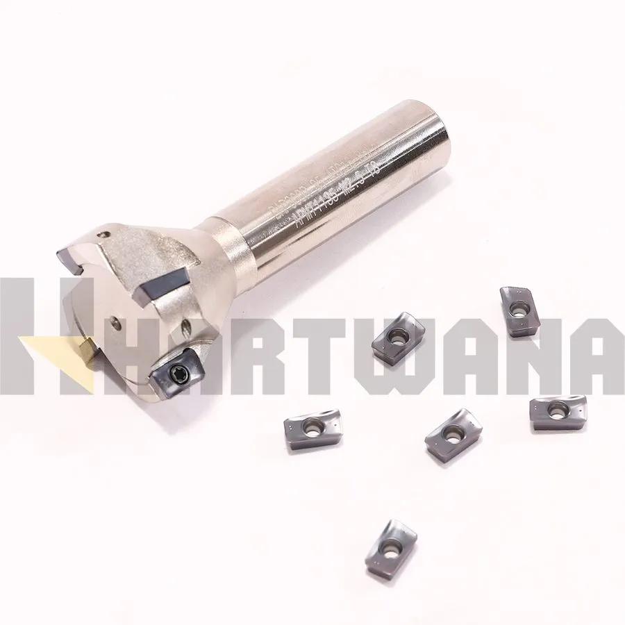 Режущий инструмент 300R M8 MODULAR END MILL CUTTER 16MM + APMT1135 CARBIDE INSER — фото лота 2