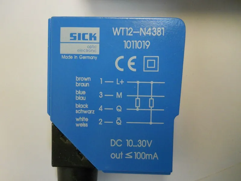 Датчик приближения SICK WT12-N4381 1011019 10-30 V DC Adjustable Photoelectric P