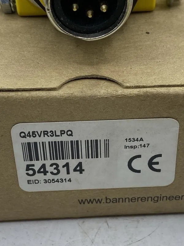 Фотоэлектрический датчик Banner Q45VR3LPQ 54314 Retroreflective Photoelectric Se