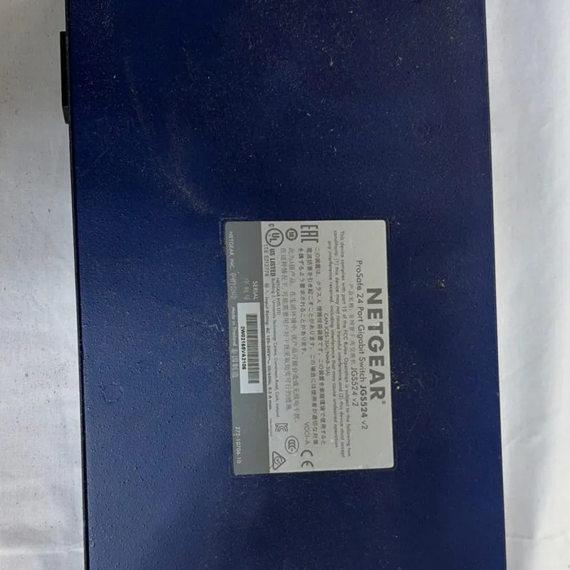 Коммутатор NETGEAR ProSafe JGS524 Plus 24-Port Gigabit Rackmount Switch — фото лота 2