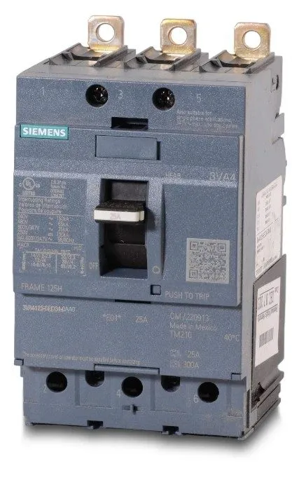 Автоматический выключатель Siemens 3VA4125-6ED34-0AA0 Circuit breaker