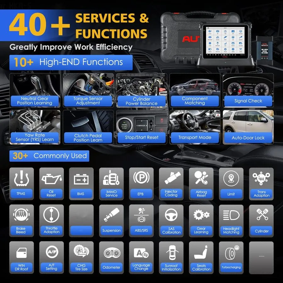 Диагностический сканер 2026 Autel MaxiSYS MS906 Pro MK906 PRO Full Diagnostic Sc