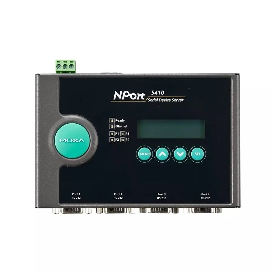 IIoT-устройство Moxa NPort 5410 V3.4.3 4 Port Serial Device Server — фото лота 3