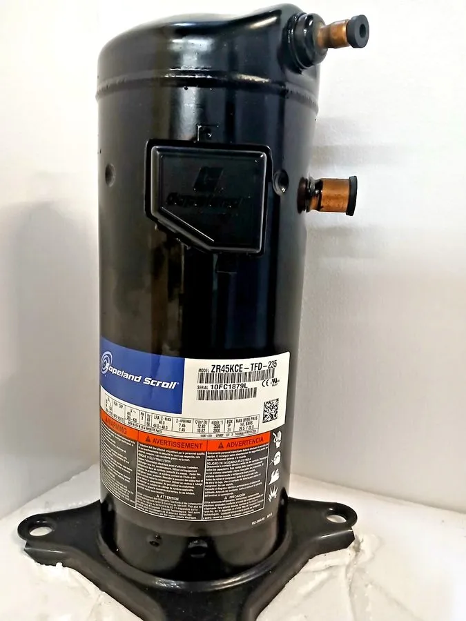 Компрессор Copeland Scroll Compressor ZR45KCE-TFD-460/3/60V-3PH-4.3 Ton-R22/R407