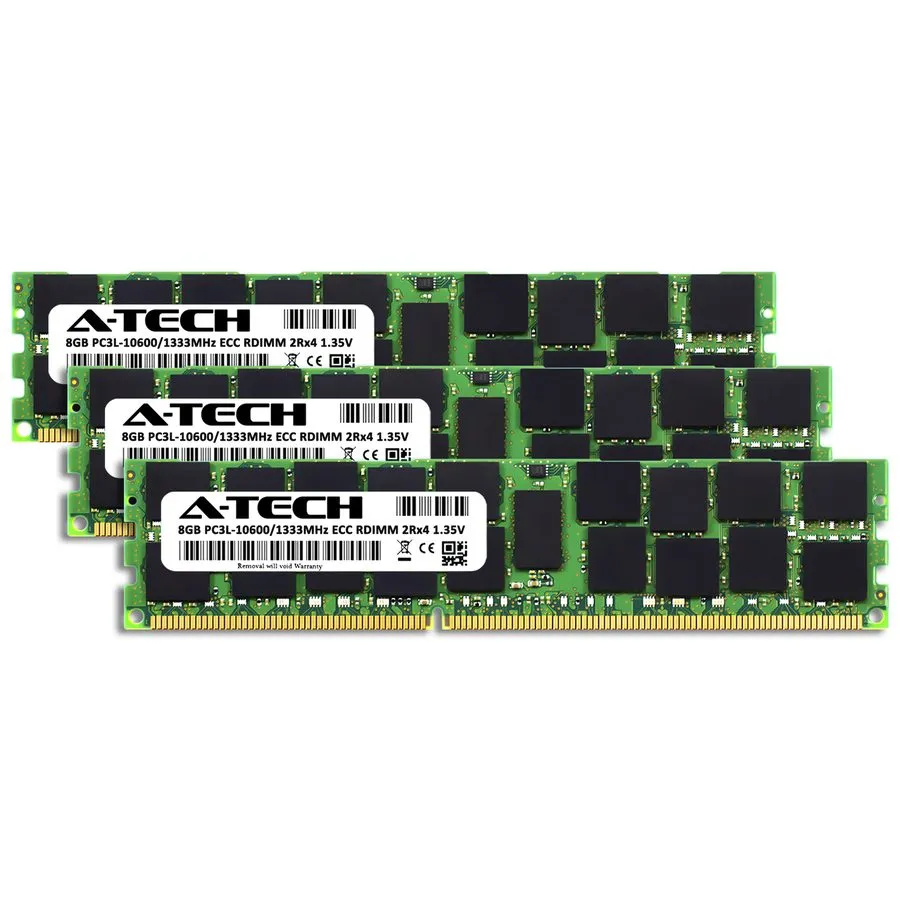 Модуль памяти 64GB (8X8GB) DDR3 ECC REG. MEMORY для DELL PRECISION WORKSTATION T — фото лота 1