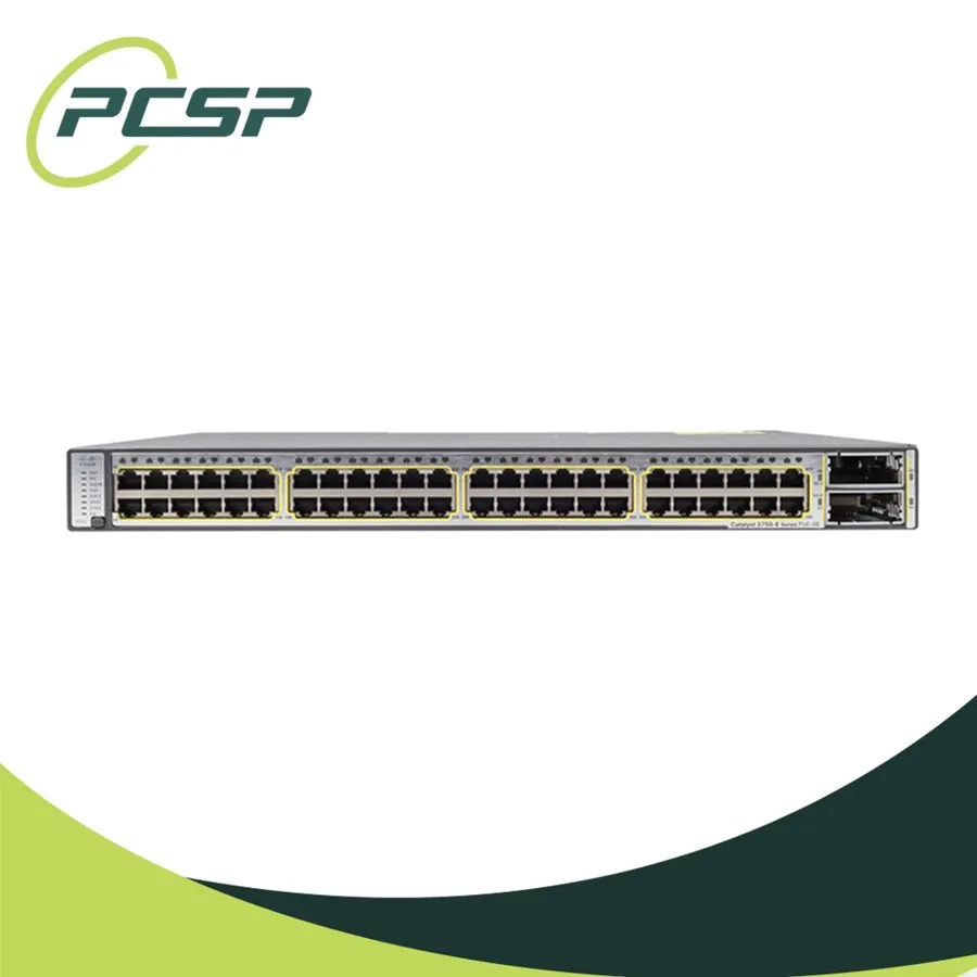 Коммутатор Cisco Catalyst WS-C3750E-48PD-SF 48-Port Gigabit PoE 2x 10GbE X2 Swit