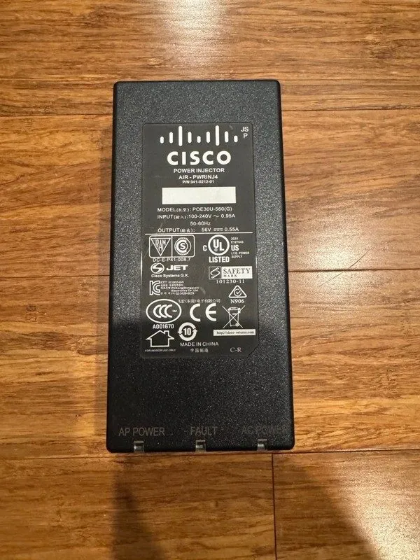 Точка доступа Wi-Fi PoE 56V Power Injector 802.3at для Cisco Aironet 1800 2800 3