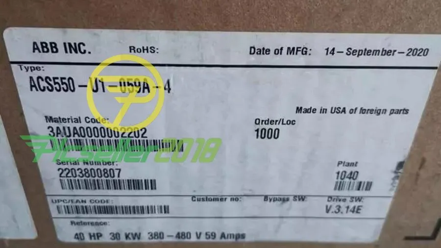 Частотный преобразователь ACS550-U1-059A-4