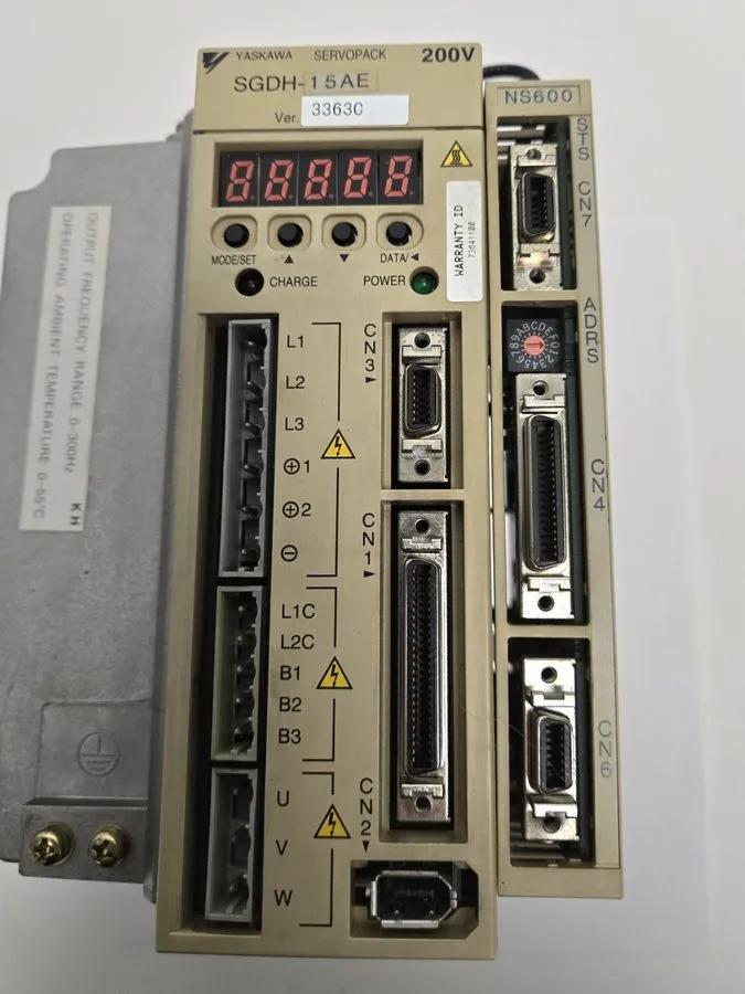 Сервопривод YASKAWA SERVOPACK SGDH-15AE. WITH INDEXER OPTION UNIT JUSP-NS600.