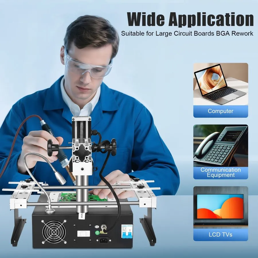 Паяльная станция 110V IR6500 BGA Rework Station Xbox360 PS3 Infrared Soldering&W