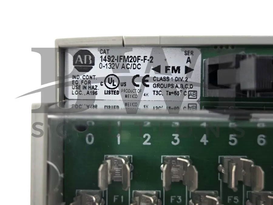Клеммник Allen Bradley 1492-IFM20F-F-2 Fusible Digital Interface Module