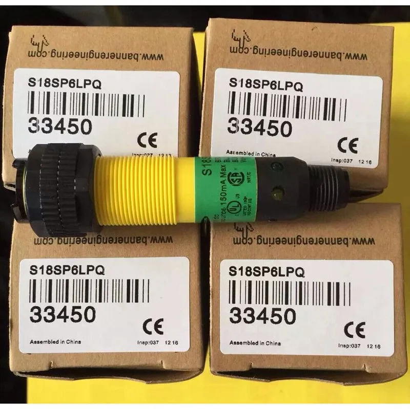 Фотоэлектрический датчик Banner S18SP6LPQ Photoelectric Sensor Diffuse PNP Outpu