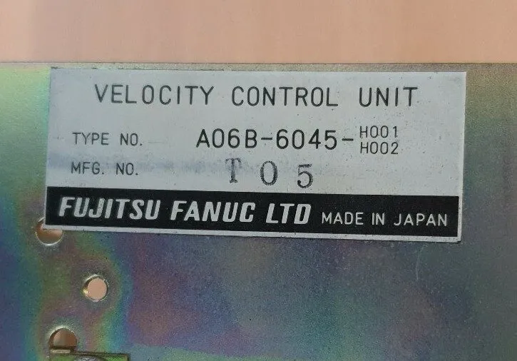 Сервоусилитель Fanuc Velocity Control Unit A06B-6045-H001 H002 A20B-0007-0361 03