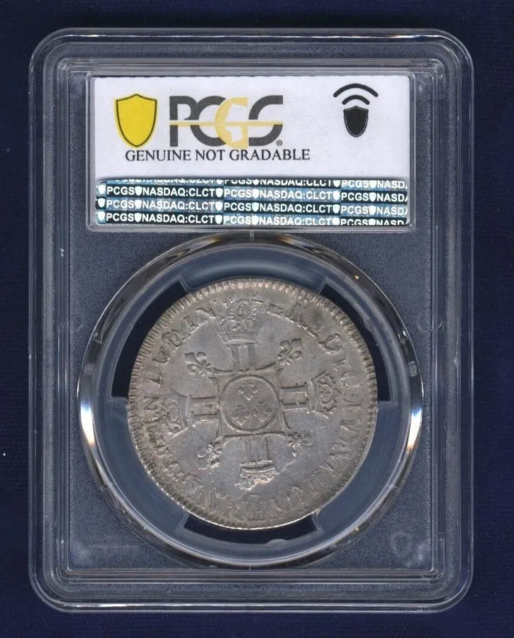 Лабораторный прибор FRANCE LOUIS XIV (1704-09) 1/2 ECU SILVER COIN, PCGS CERTIFI — фото лота 1