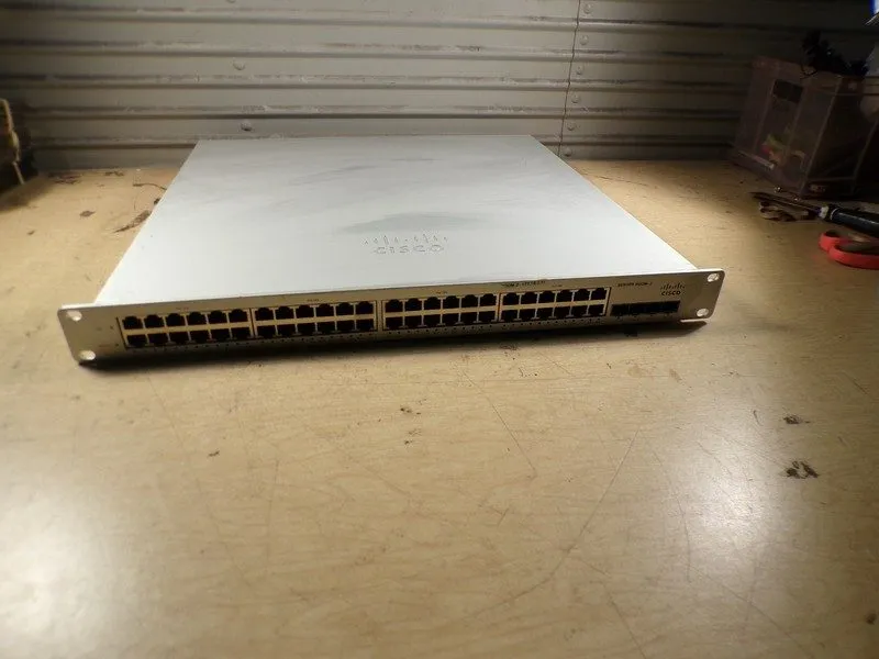 Коммутатор Cisco Meraki MS320-24P 24-Port Gigabit PoE+ Switch w/ 4 × 10GbE SFP+