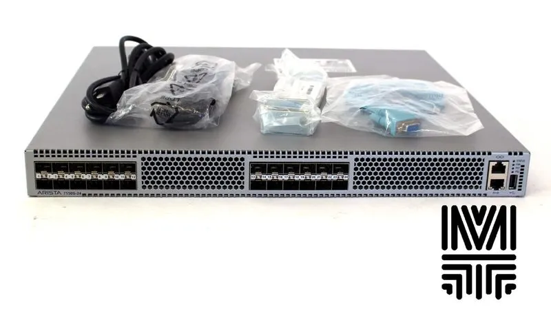 Коммутатор DCS-7150S-24-F: Arista 24-Port 10G SFP+ Switch with dual power suppli