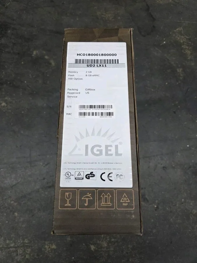 Тонкий клиент IGEL UD2-LX11 Thin Client M250C OS 11 2GB 4GB HCO1B0001B00000 — фото лота 1