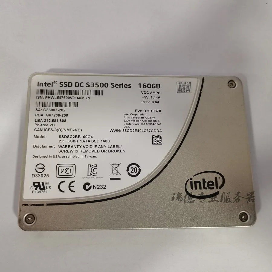 SSD-накопитель Intel DC S3500 160GB 2.5'' SATA 6Gb/s SSDSC2BB160G4 SSD Solid Sta
