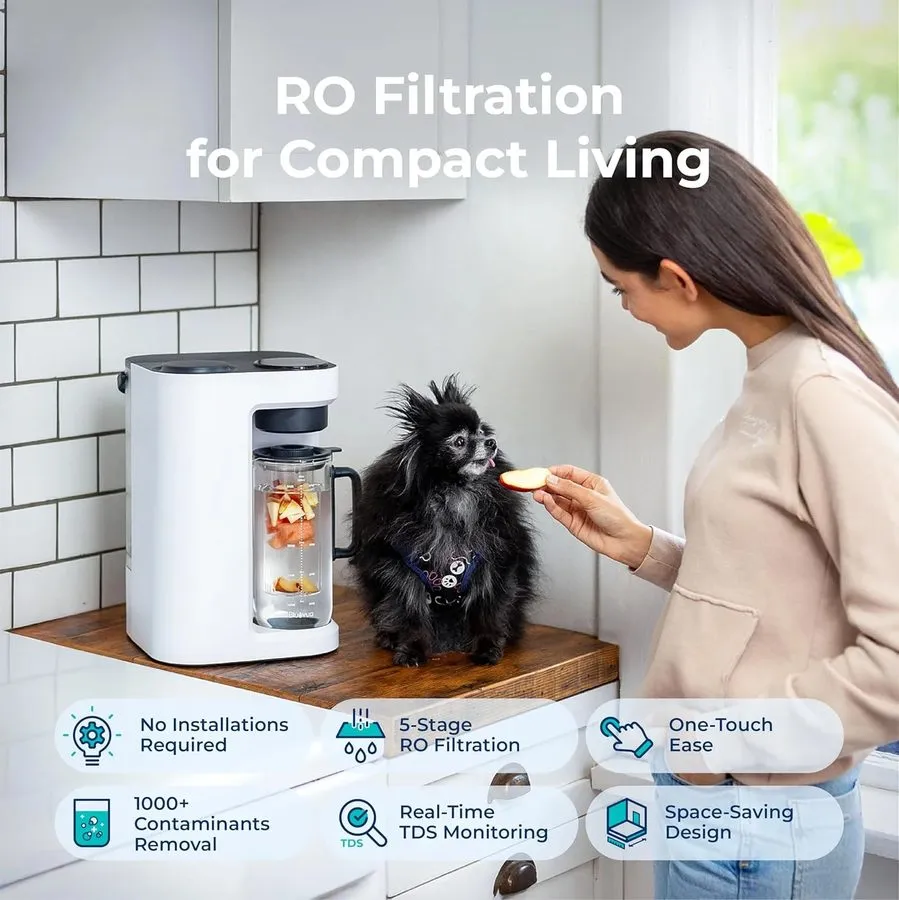 Насос Bluevua RO100ROPOT-Lite Countertop Reverse Osmosis Water Filter System, 3: