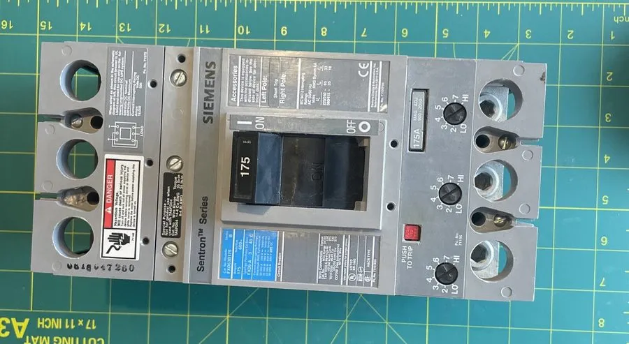 Автоматический выключатель Siemens FXD63B175 ITE Sentron Circuit Breaker 175A, 6