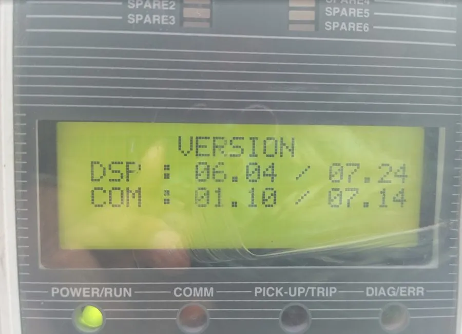 Реле защиты LS DPR-1000 FZ Digital Protection Relay Ver DSP 06.04 / 07.24 COM 01