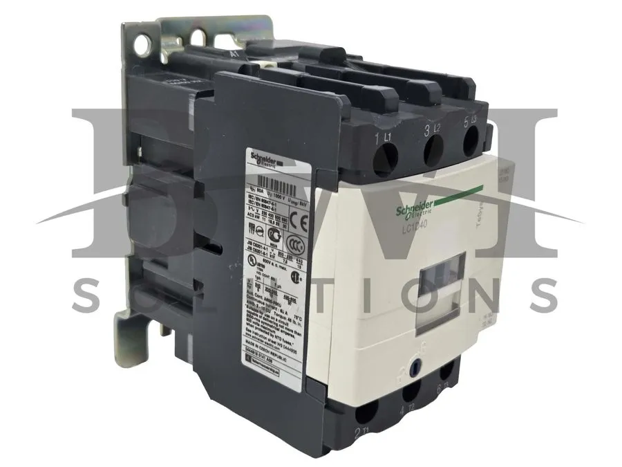 Контактор Schneider Electric LC1D40F7 Contactor TeSys Deca 3P(3NO) 110VAC 40A