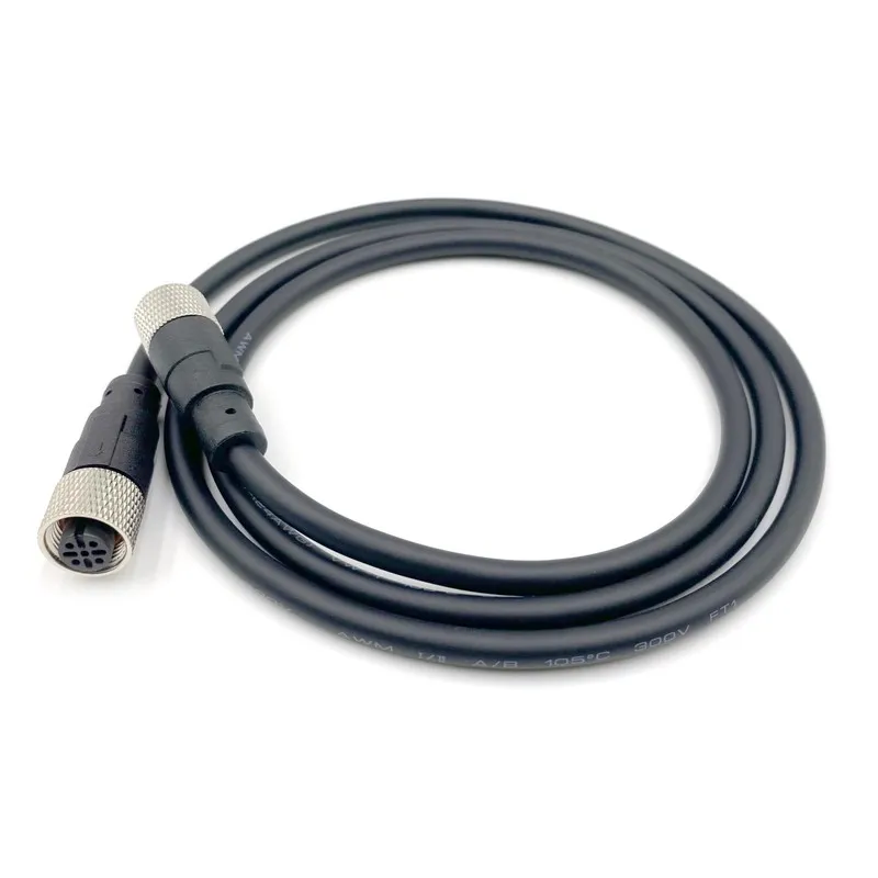 Датчик 1.64Ft M12 5 Pin a Code Female Connector Cable, IP67 Waterproof Front Mou — фото лота 1