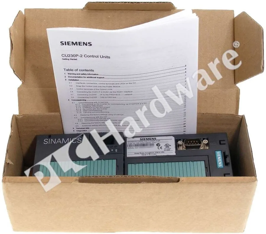 Частотный преобразователь SIEMENS 6SL3243-0BB30-1PA3 SINAMICS G120 C0NTR0L UNIT