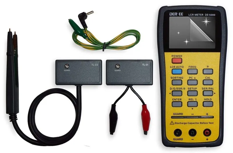 Тестер DE-5000 Handheld LCR Meter with Hard case & LCD Protection Film