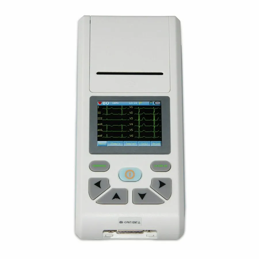 Электрокардиограф Touch Contec ECG90A ECG/EKG Machine 3/6/12-lead electrocardiog